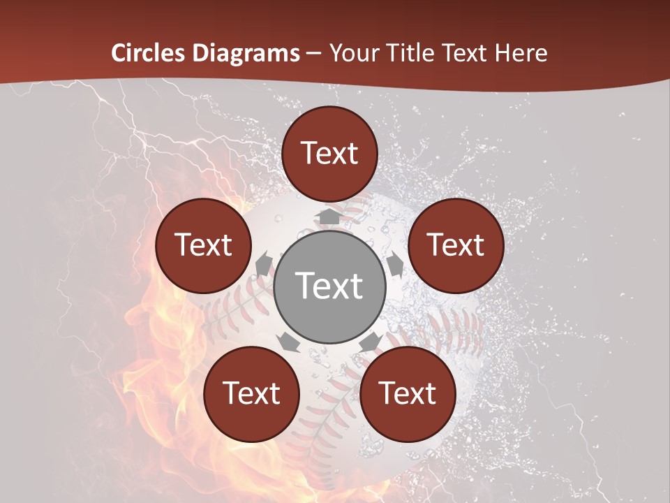 Liquid Sign Art PowerPoint Template