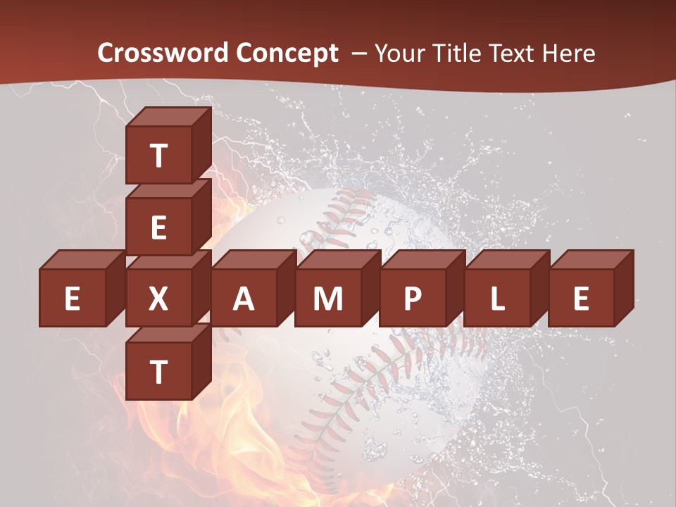 Liquid Sign Art PowerPoint Template