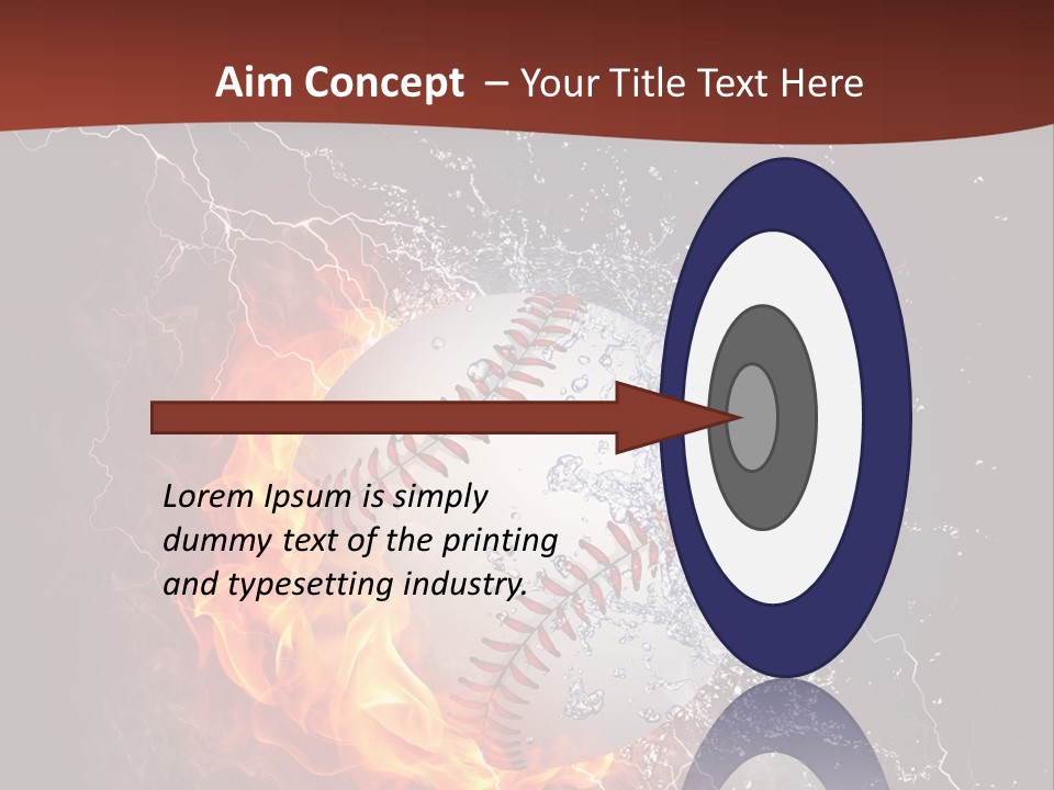 Liquid Sign Art PowerPoint Template