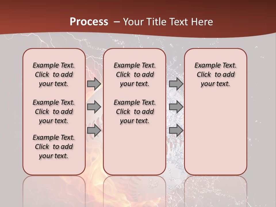 Liquid Sign Art PowerPoint Template