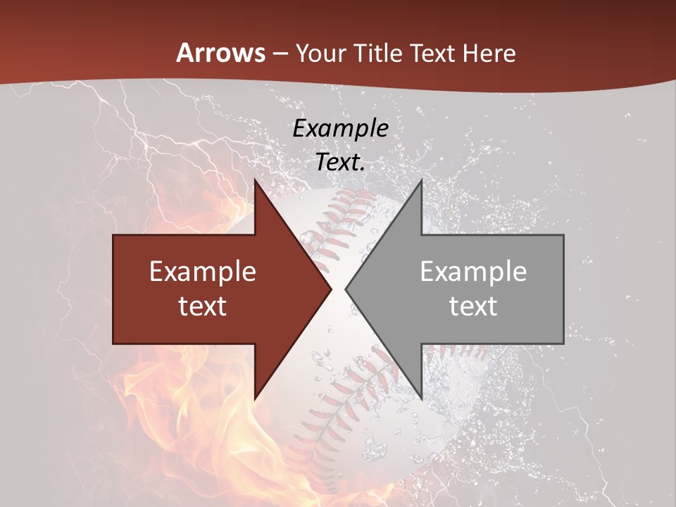 Liquid Sign Art PowerPoint Template