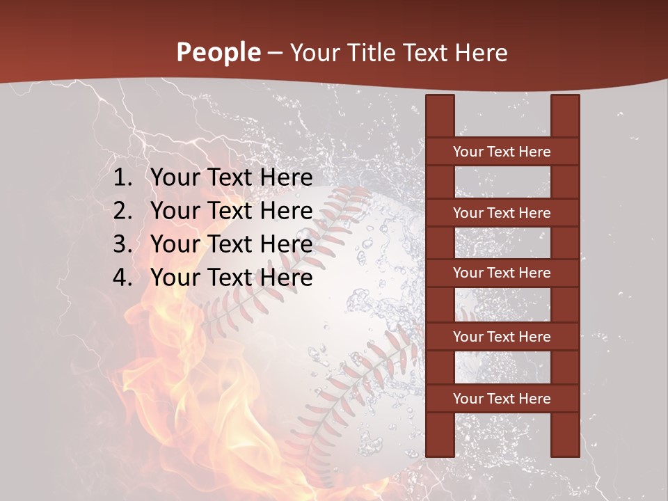 Liquid Sign Art PowerPoint Template