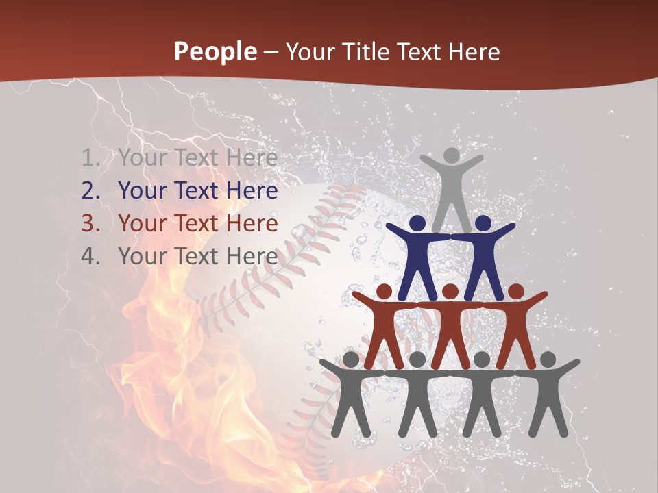 Liquid Sign Art PowerPoint Template