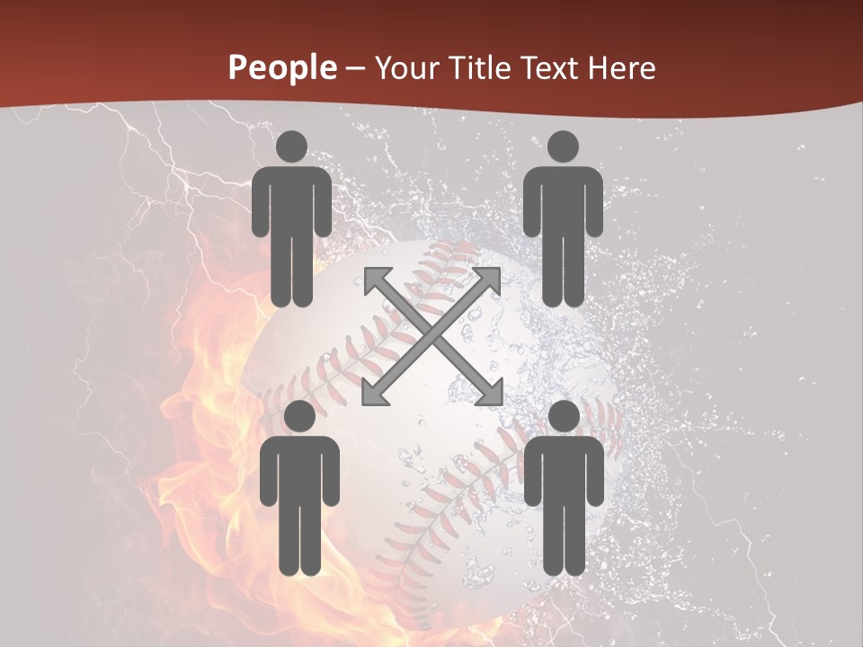 Liquid Sign Art PowerPoint Template