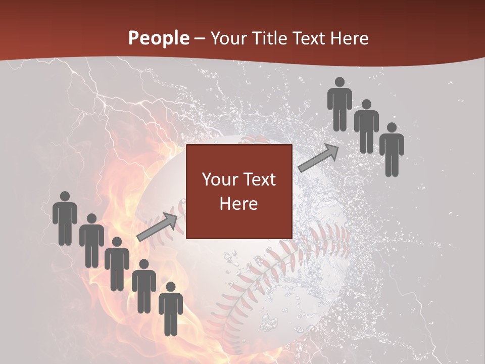 Liquid Sign Art PowerPoint Template