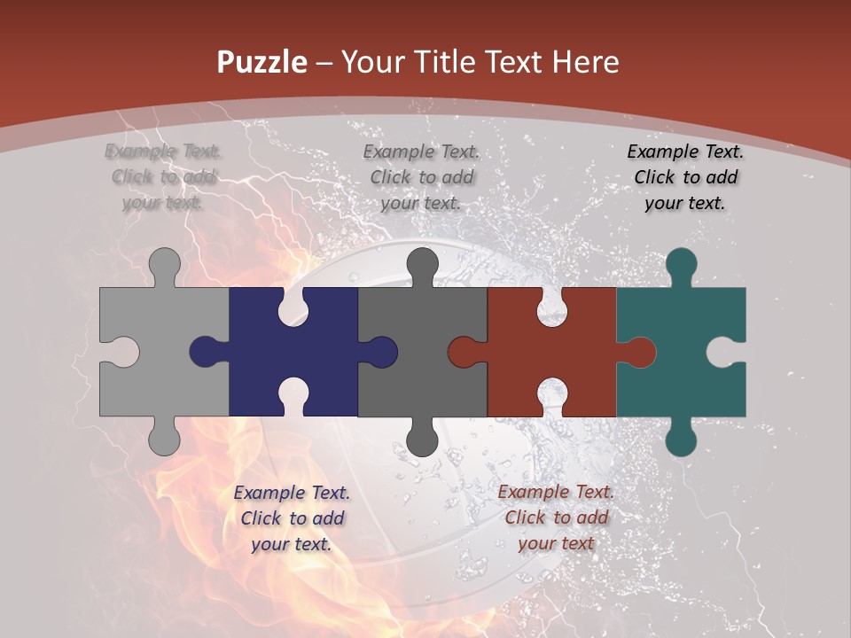 Leisure Sport Leather PowerPoint Template