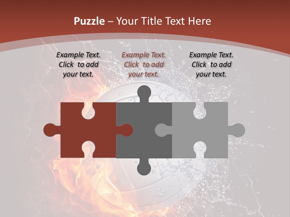 Leisure Sport Leather PowerPoint Template