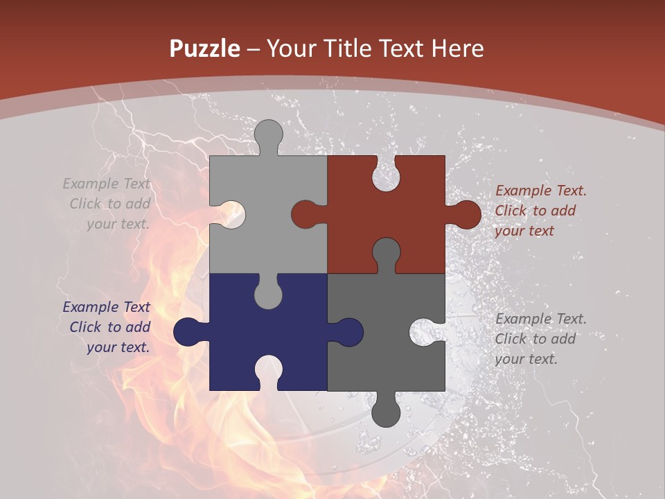 Leisure Sport Leather PowerPoint Template