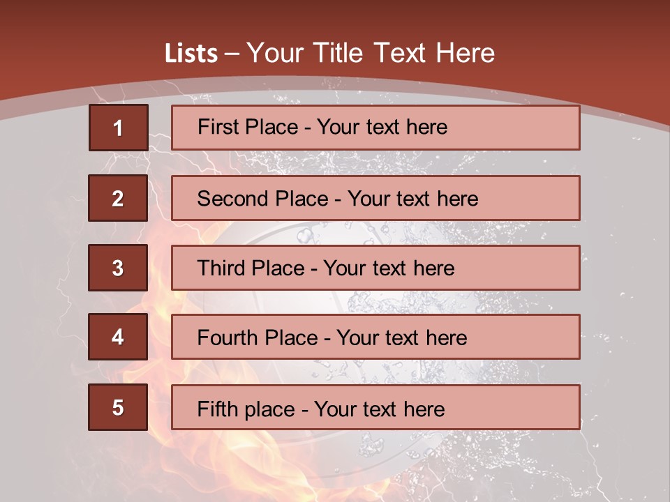 Leisure Sport Leather PowerPoint Template