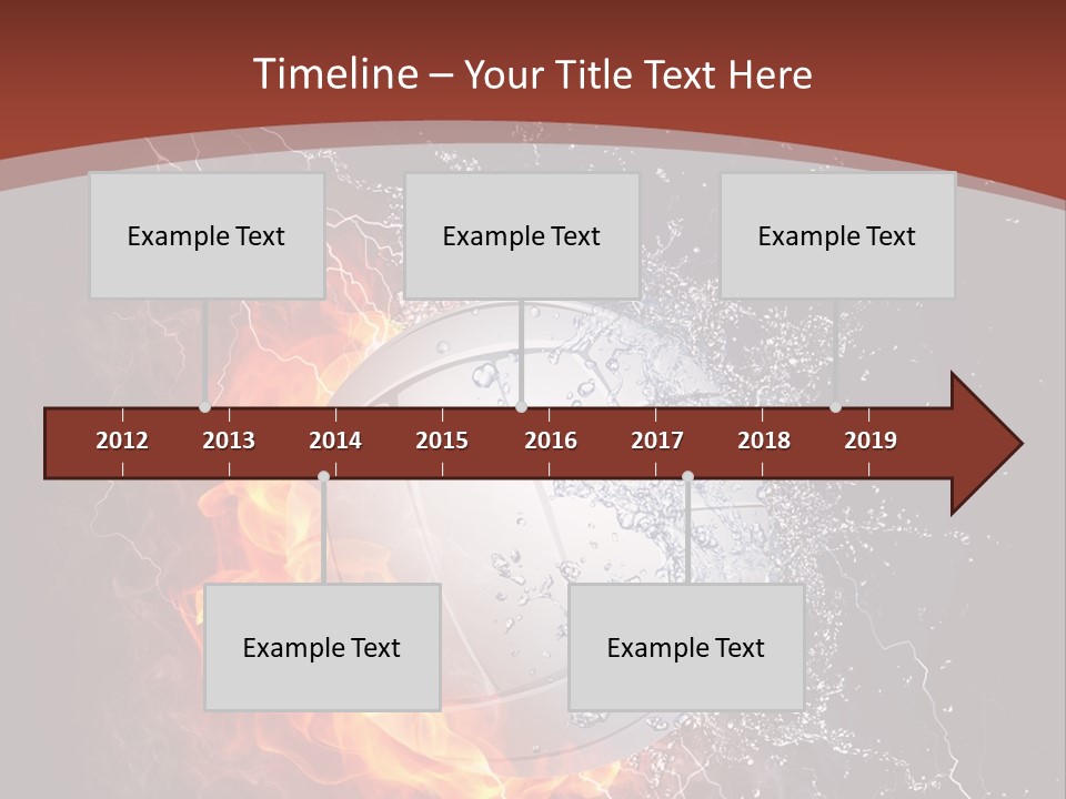 Leisure Sport Leather PowerPoint Template