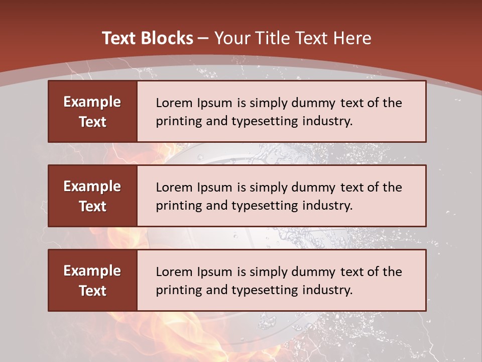 Leisure Sport Leather PowerPoint Template