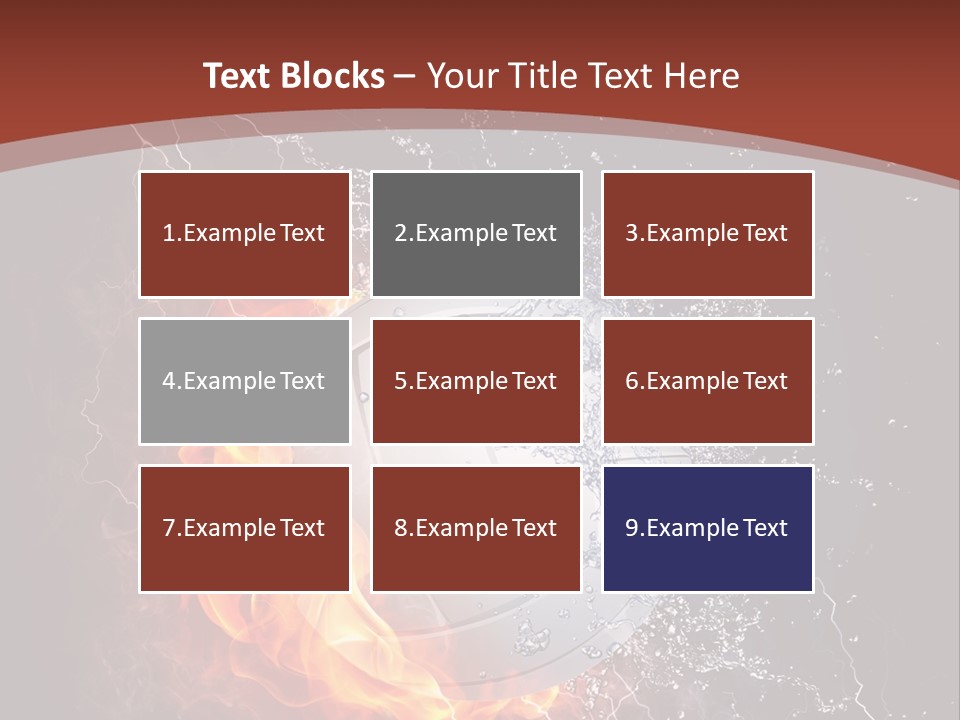 Leisure Sport Leather PowerPoint Template