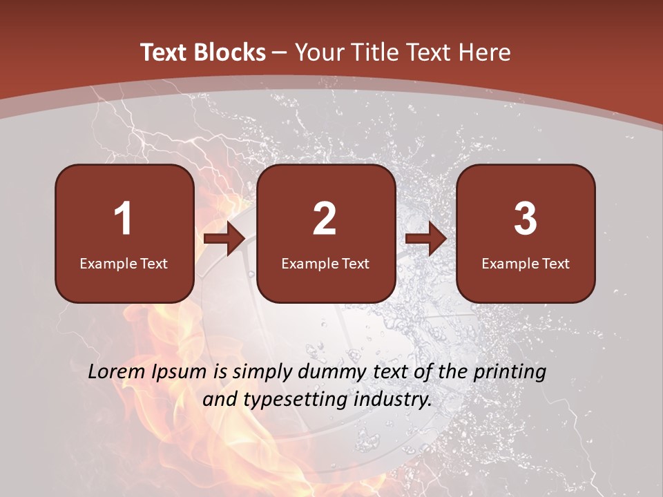 Leisure Sport Leather PowerPoint Template