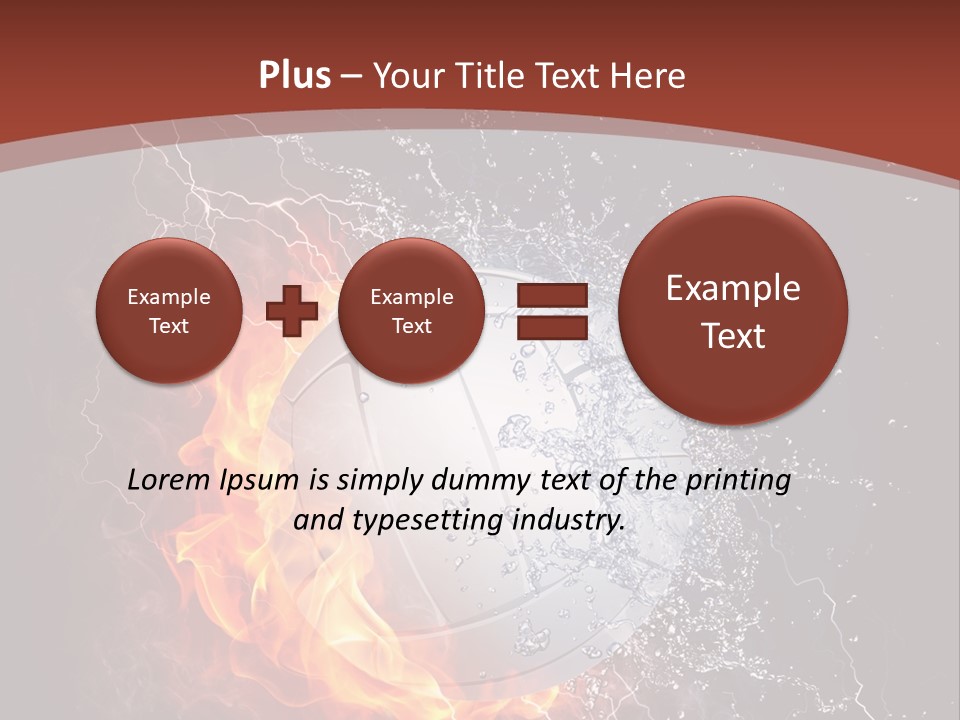 Leisure Sport Leather PowerPoint Template
