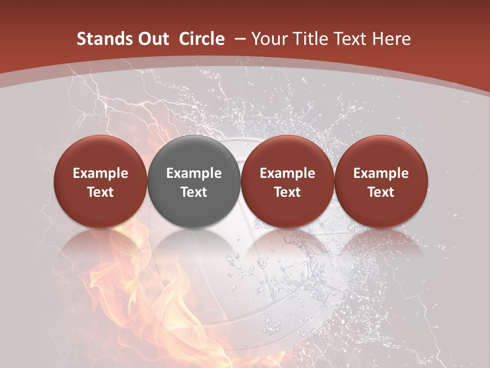 Leisure Sport Leather PowerPoint Template