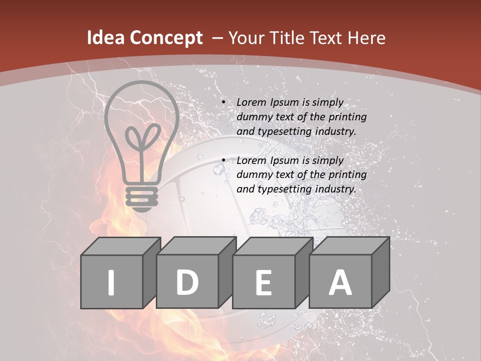 Leisure Sport Leather PowerPoint Template