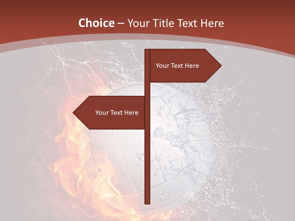 Leisure Sport Leather PowerPoint Template