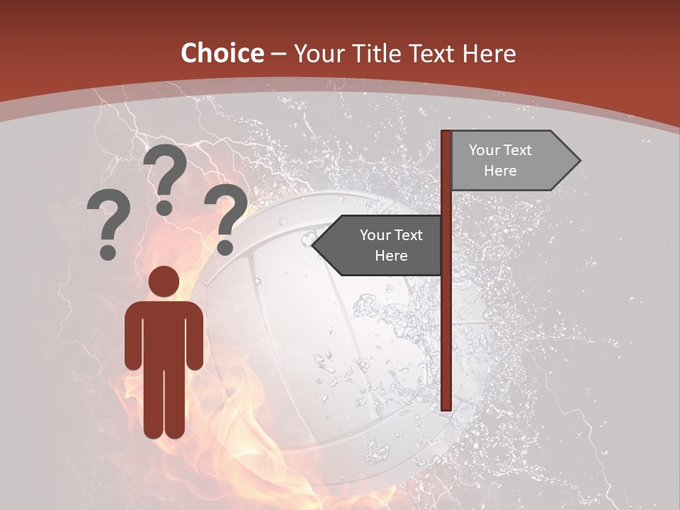 Leisure Sport Leather PowerPoint Template