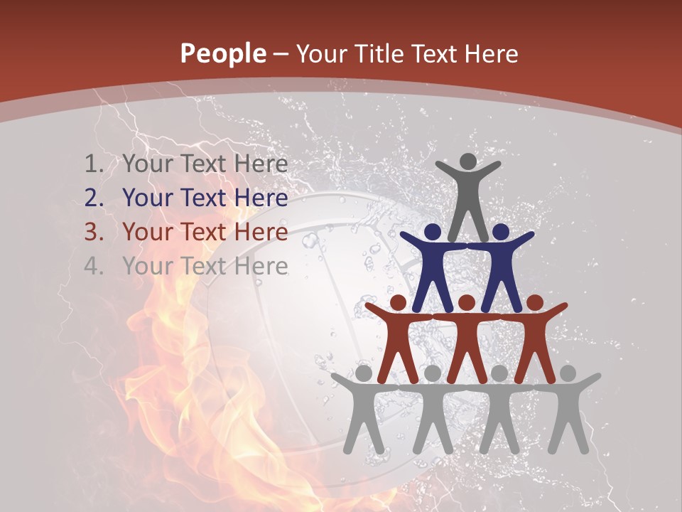 Leisure Sport Leather PowerPoint Template