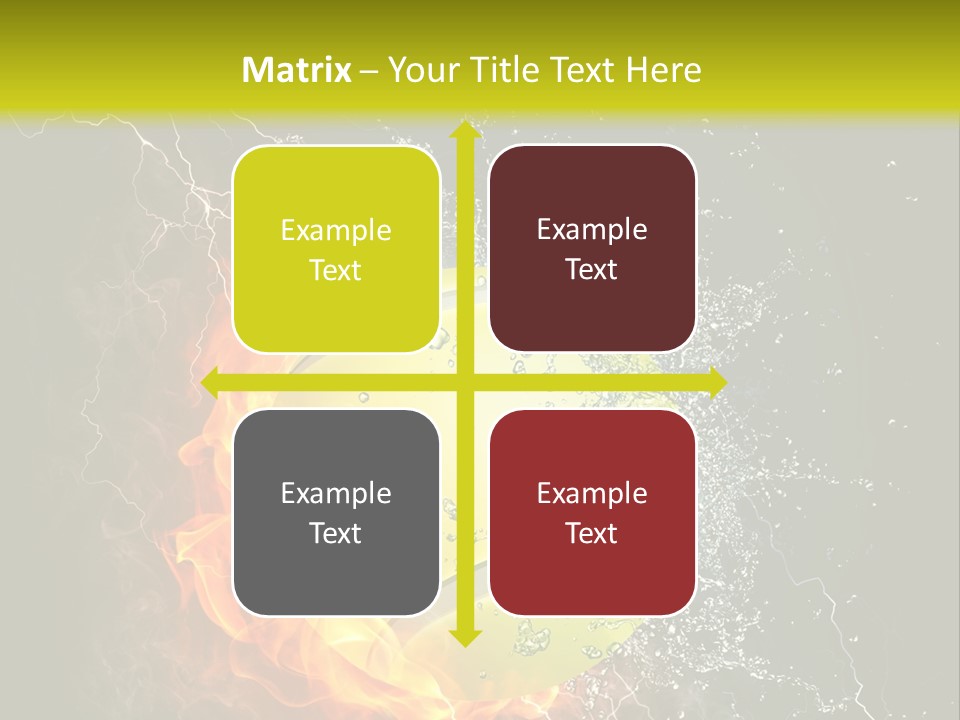 Tennis Ball Grand PowerPoint Template