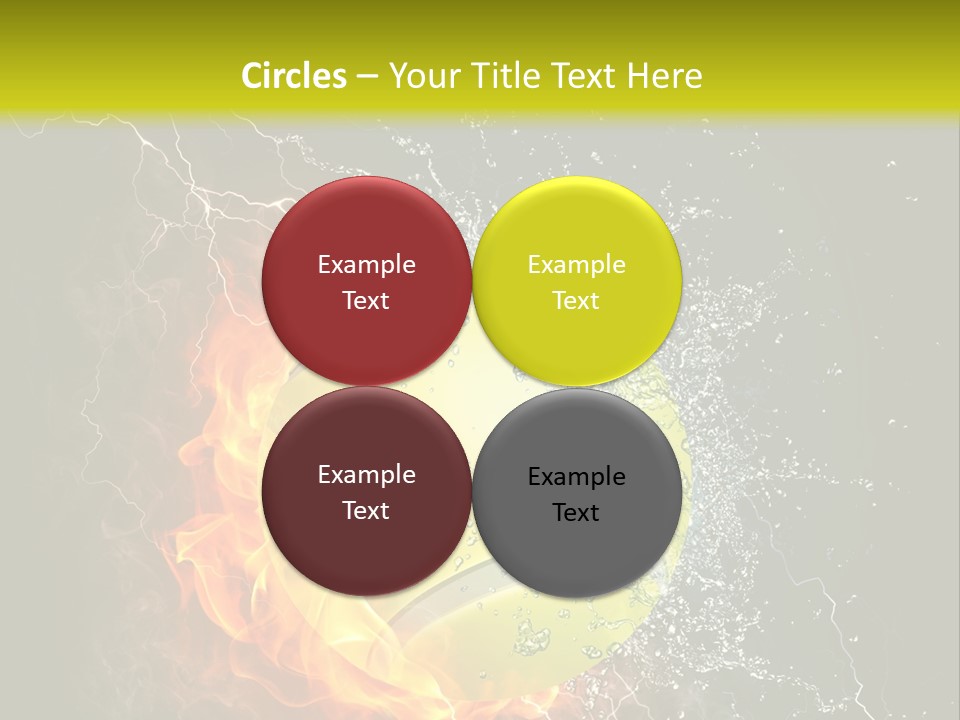 Tennis Ball Grand PowerPoint Template