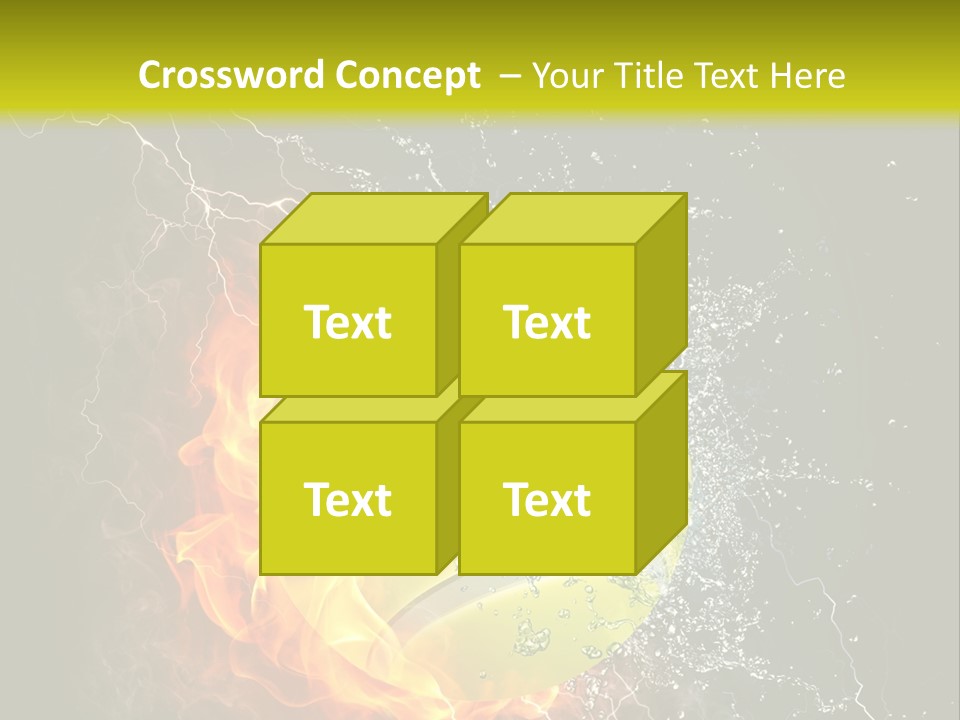 Tennis Ball Grand PowerPoint Template