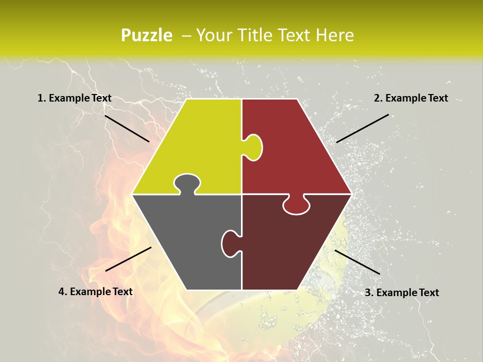 Tennis Ball Grand PowerPoint Template