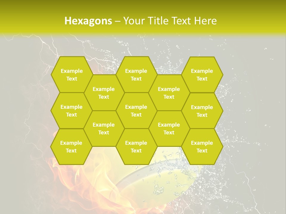 Tennis Ball Grand PowerPoint Template