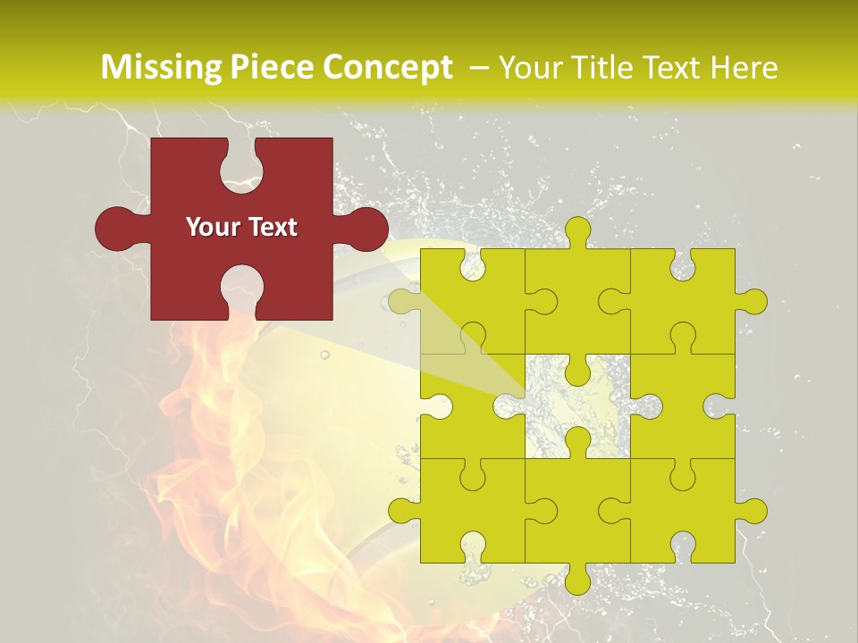 Tennis Ball Grand PowerPoint Template