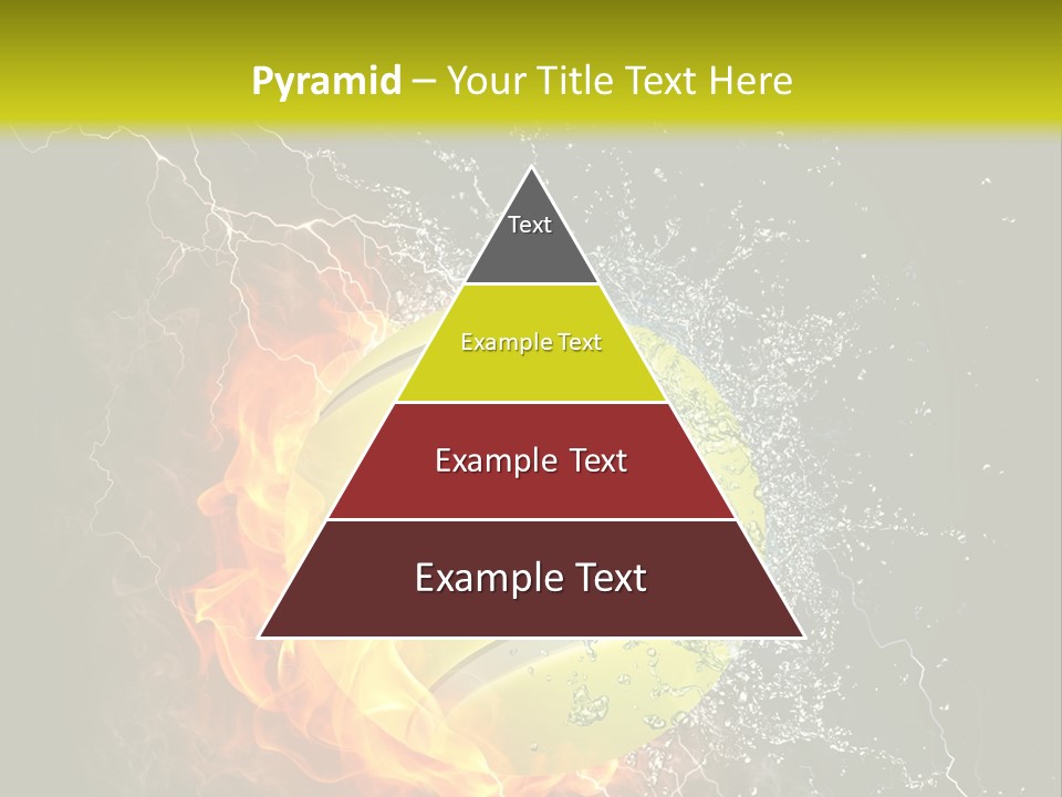 Tennis Ball Grand PowerPoint Template