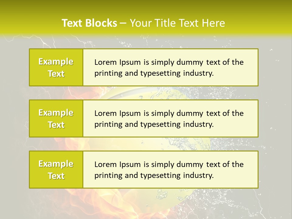 Tennis Ball Grand PowerPoint Template