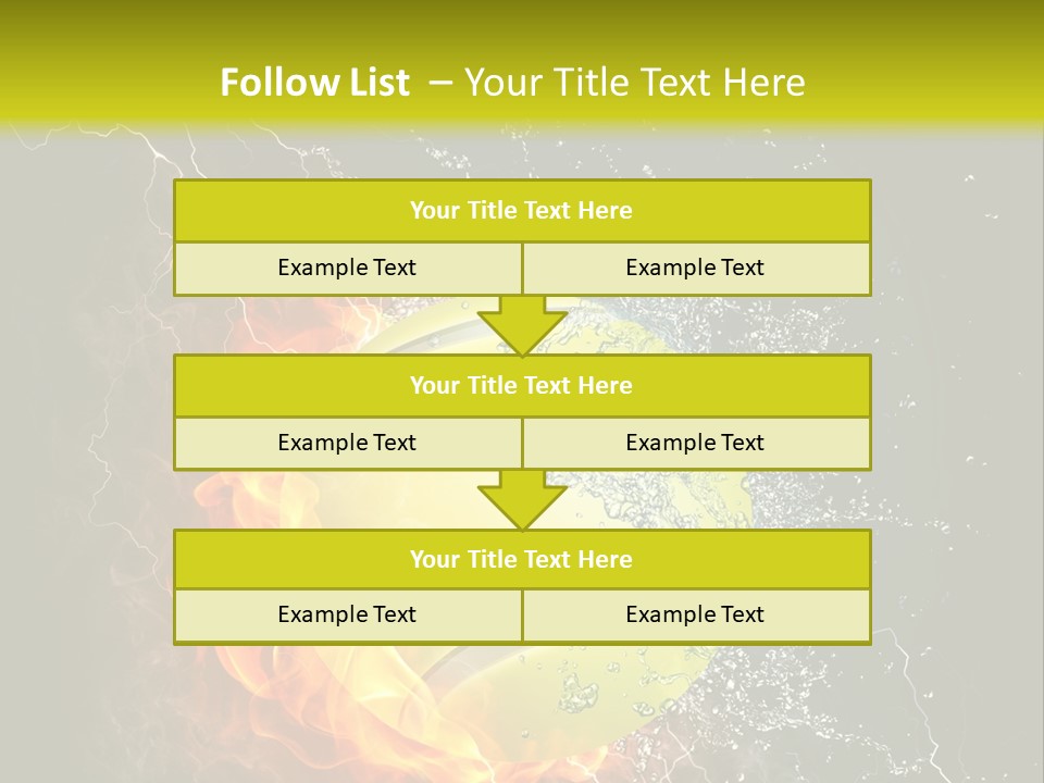 Tennis Ball Grand PowerPoint Template