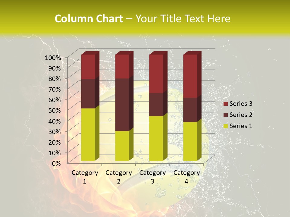Tennis Ball Grand PowerPoint Template