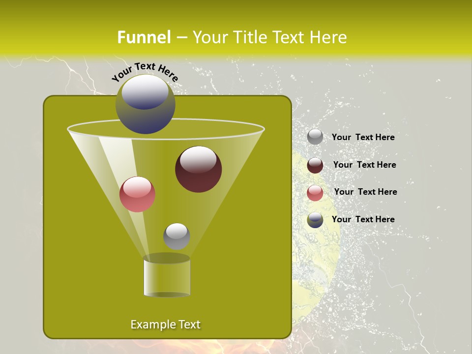 Tennis Ball Grand PowerPoint Template