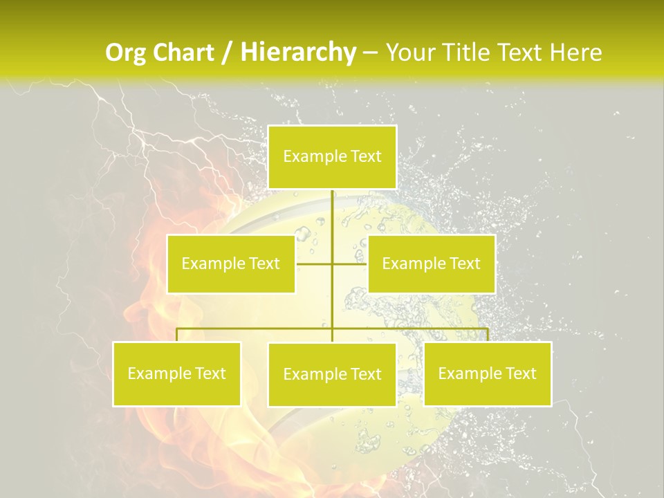 Tennis Ball Grand PowerPoint Template
