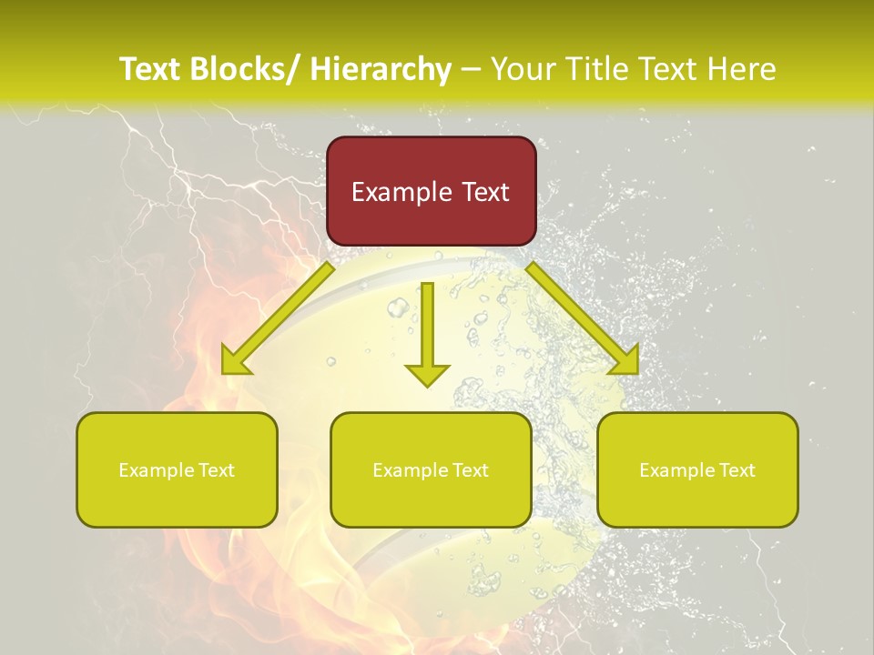 Tennis Ball Grand PowerPoint Template