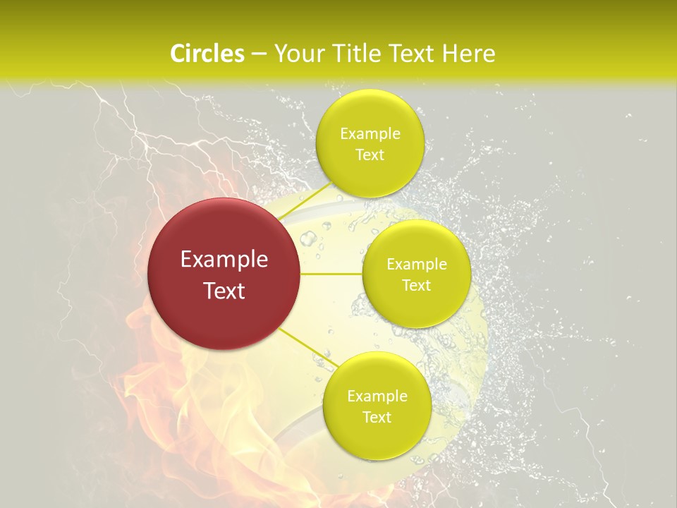 Tennis Ball Grand PowerPoint Template