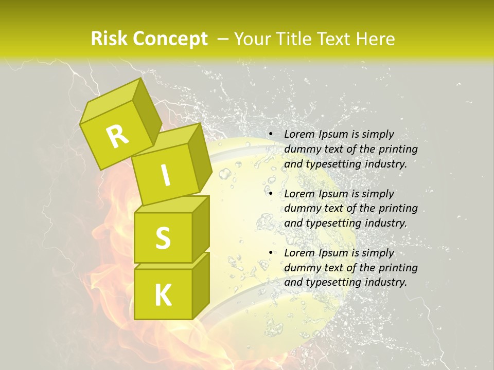 Tennis Ball Grand PowerPoint Template