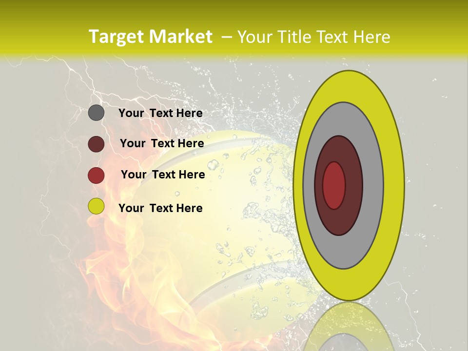 Tennis Ball Grand PowerPoint Template
