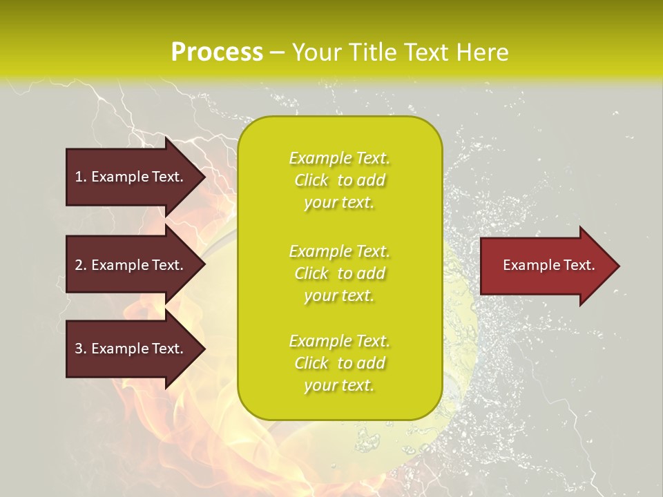 Tennis Ball Grand PowerPoint Template