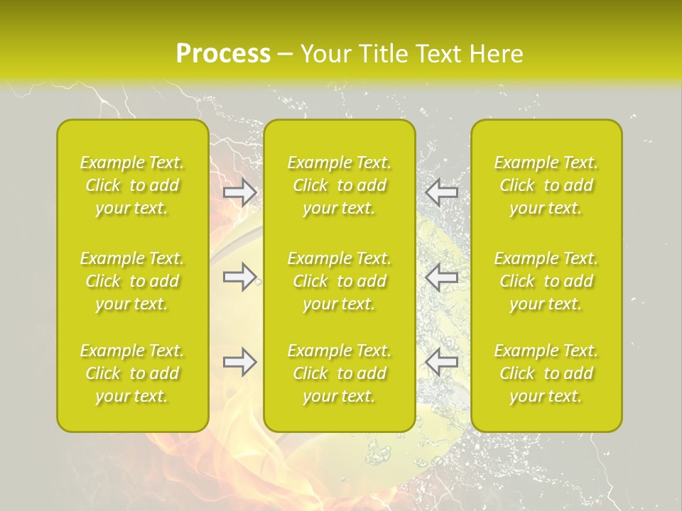 Tennis Ball Grand PowerPoint Template