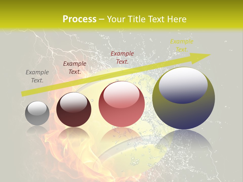 Tennis Ball Grand PowerPoint Template