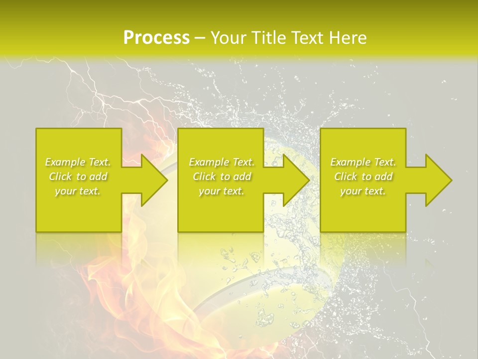 Tennis Ball Grand PowerPoint Template