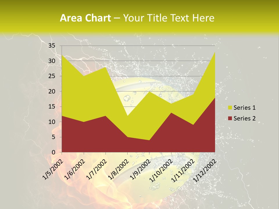 Tennis Ball Grand PowerPoint Template