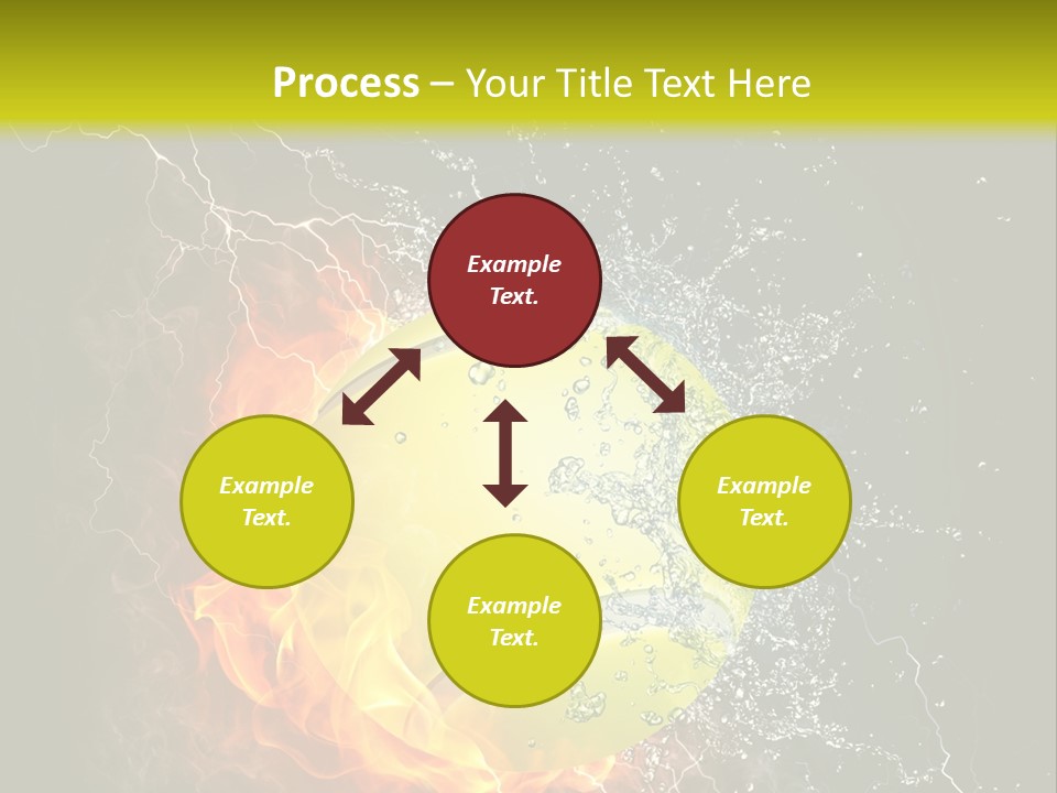Tennis Ball Grand PowerPoint Template