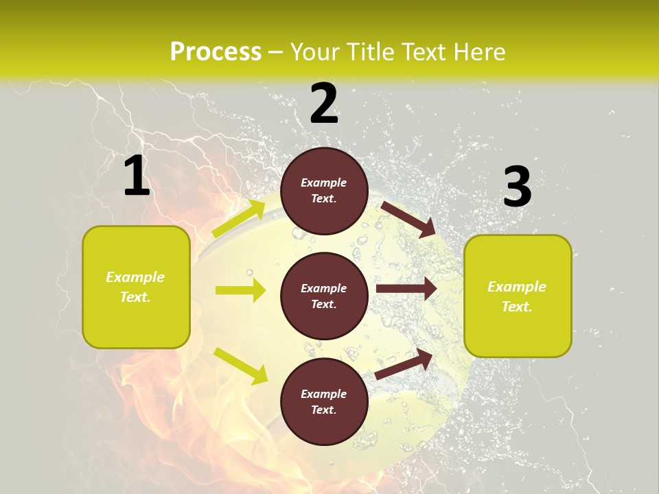 Tennis Ball Grand PowerPoint Template