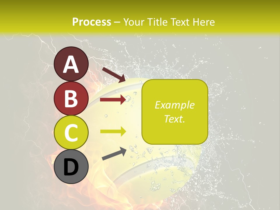 Tennis Ball Grand PowerPoint Template