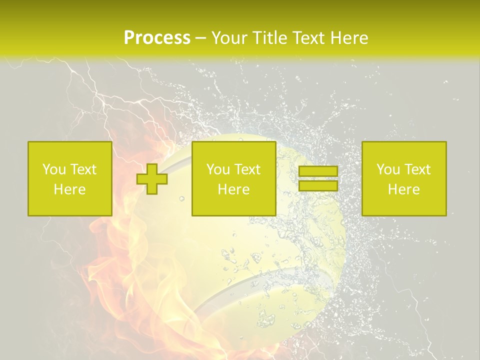 Tennis Ball Grand PowerPoint Template