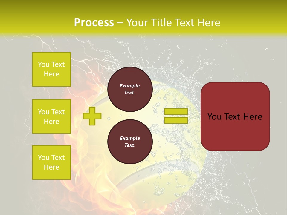 Tennis Ball Grand PowerPoint Template