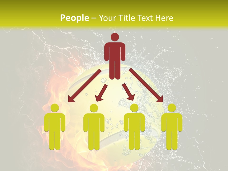 Tennis Ball Grand PowerPoint Template